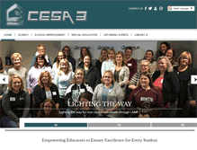 Tablet Screenshot of cesa3.org